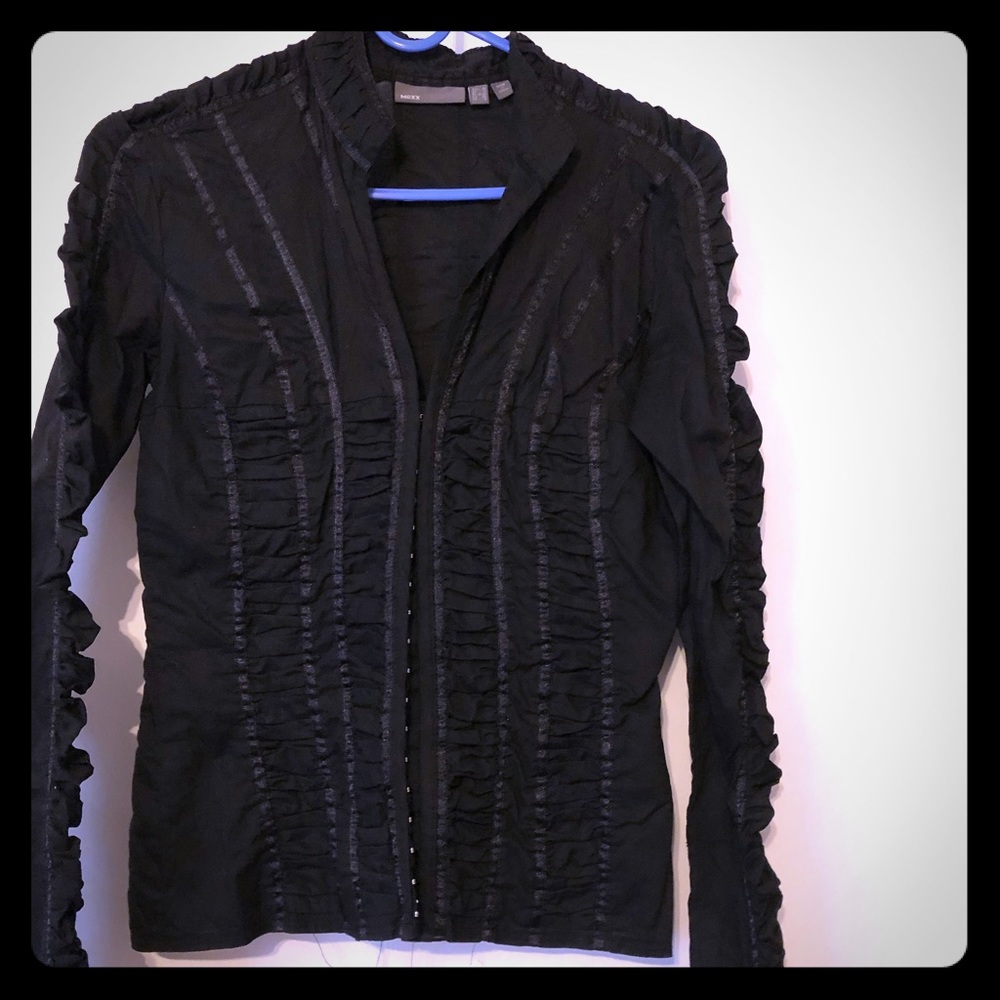 Mexx Hook n eye corset type blk top
